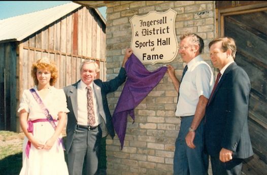 Plaque sign unveiling 